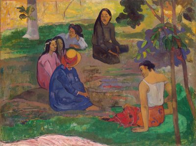 Les Parau Parau (Las chismosas), o Conversación, 1891 de Paul Gauguin